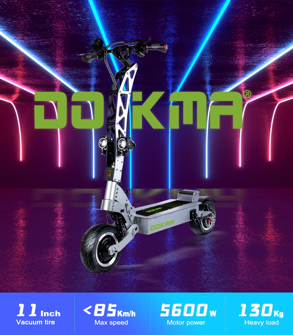 Dokma Electric Scooters Dks-PRO 11 Inch Powerful Fast Dual Motor 90-140 Km Distance Folding Mobility Electric Motorcycle 2 Wheels off Road Electric Vehicle
