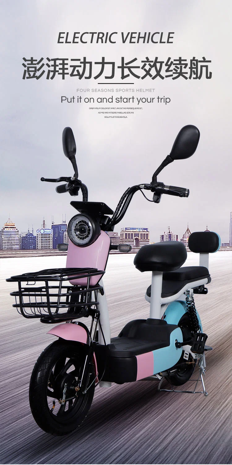 Two-Wheeled Electric Bike for Adults Shot Distance Riding Electric Bicycle