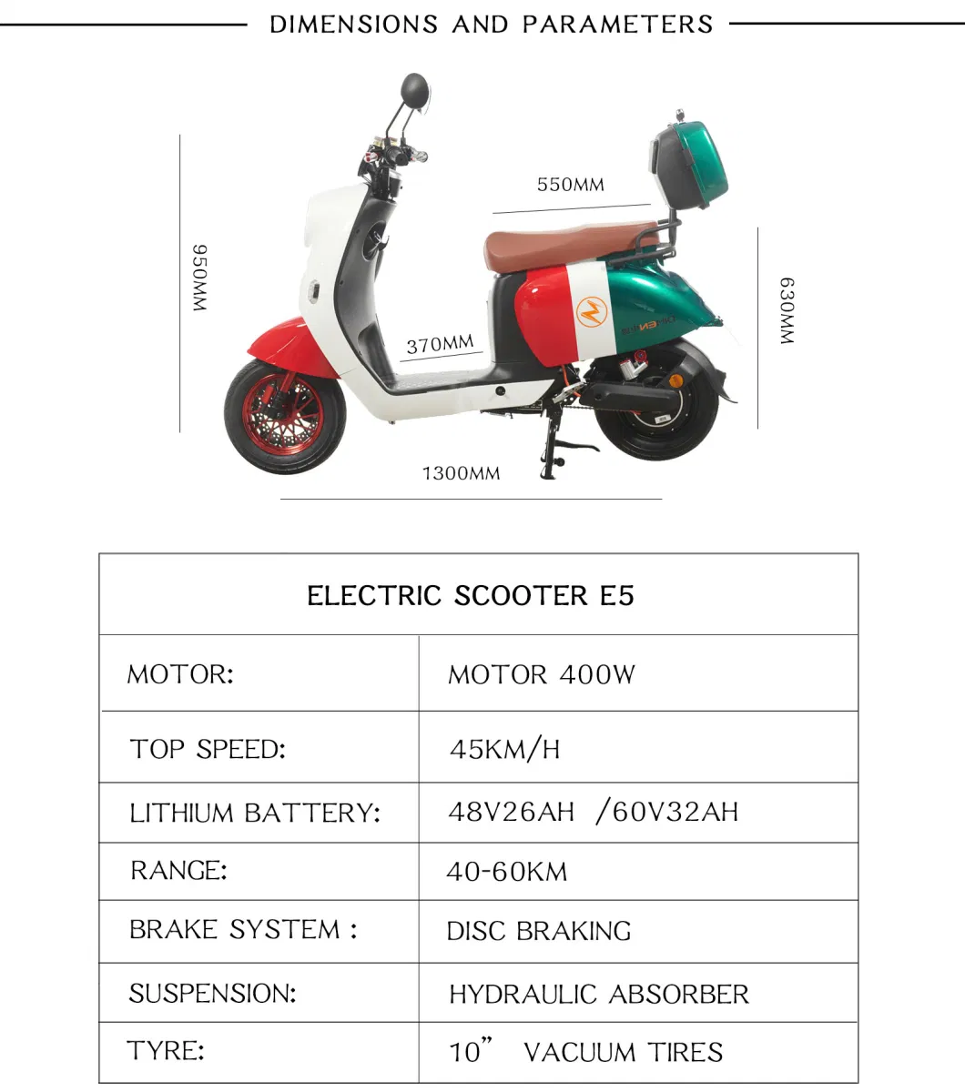 Electric Scooter, Electric Vehicles Two Wheel for Adults, E-Scooter