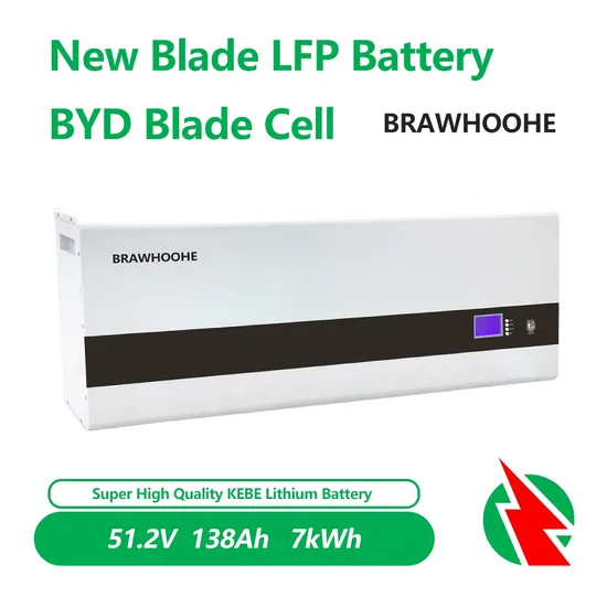 Byd Blade Cell 51.2V 138ah 7kwh 10kwh 20kwh 48V 100ah 200ah Lithium Ion Battery Solar Power Generator LiFePO4 Energy Storage Battery 