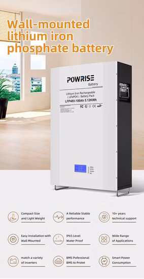 Hisen Solar Move Power Wall Mounted Lithium Battery 10.8kwh LiFePO4 Lithium Solar Battery Solar Batteries for Home