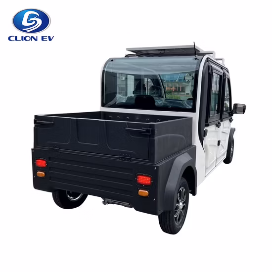 EEC Certificate Mini Enclosed Cabin Electric Motorbike Pickup